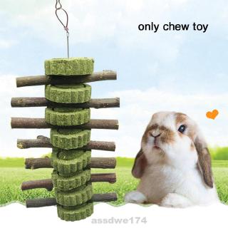 Đồ chơi gặm mài răng dạng treo bằng gỗ cho chuột hamster/chuột lang