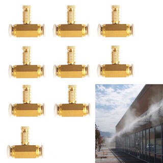 Đế giữa béc phun sương chất liệu bằng đồng ống phi 8mm nối đầu béc của bộ phun sương làm mát