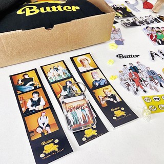 ♡︎PHOTOSTRIP BUTTER BTS SET ♡︎ KEYRING TRONG SUỐT BUTTER ♡︎