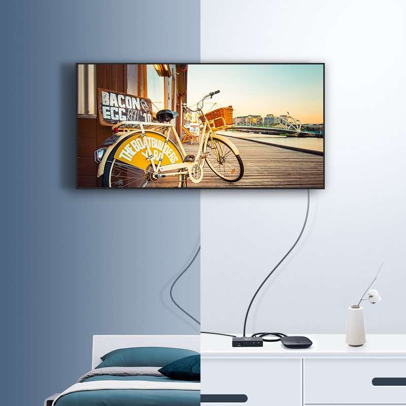 Bộ Chia Cổng HDMI 1 Ra 2 UGREEN 40201 Hỗ Trợ 1.4V 3D - Hàng Chính Hãng