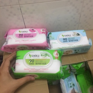 Khăn giấy ướt Yuniku hàng xuất Nhật Bản cao cấp