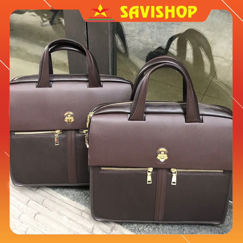 Túi xách công sở 🔴FREESHIP🔴 Cặp công sở nam cao cấp- Túi đựng laptop thời trang 9633. Kích thước: 38cm x 28cm x 9cm | BigBuy360 - bigbuy360.vn