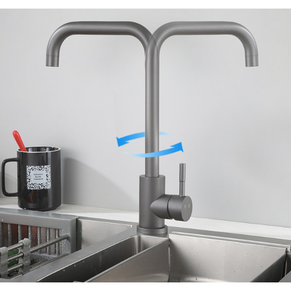 Vòi rửa bát nóng lạnh Inox 304 MS4 | BigBuy360 - bigbuy360.vn