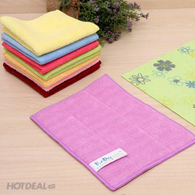 Khăn lau bếp cao cấp Microfiber 17x23
