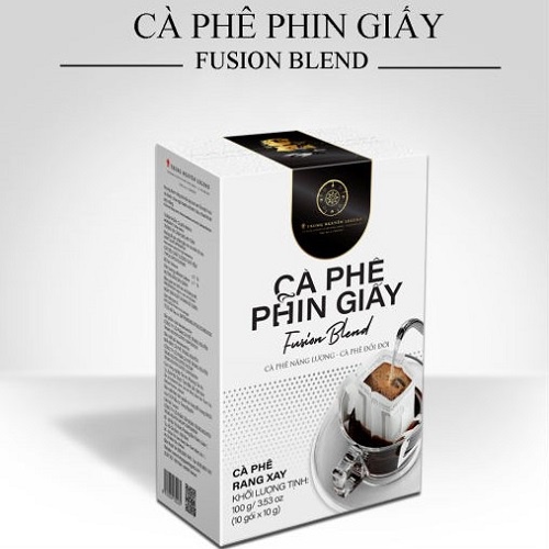 [Trung Nguyên Ecoffee] Cà Phê Rang Xay Phin Giấy – Trung Nguyên Legend - Fusion Blend - Hộp 10gói