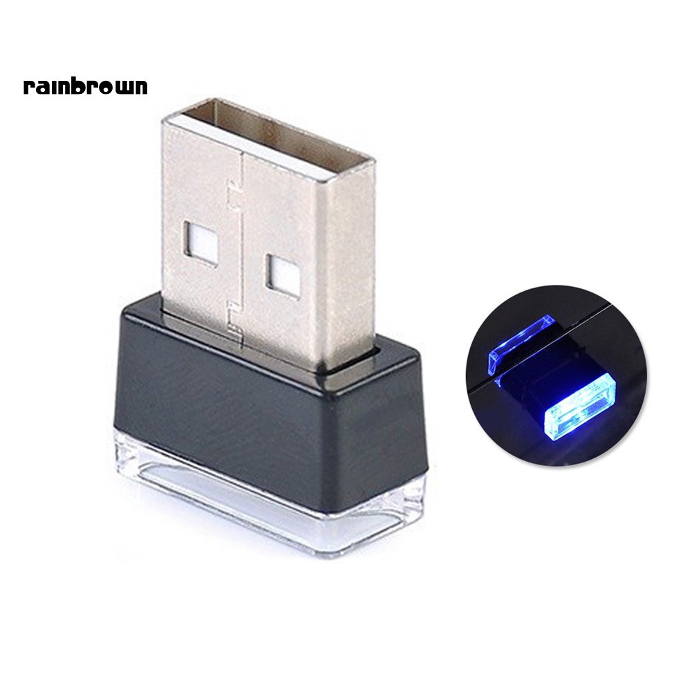 Đèn LED giắc USB trang trí nội thất xe ô tô tiện dụng