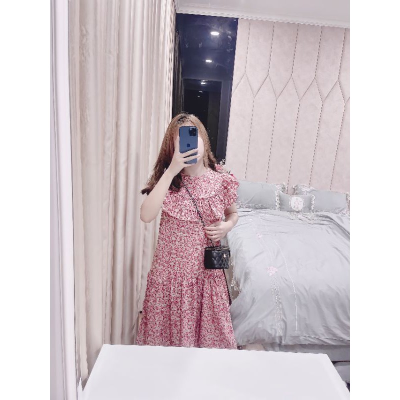 Váy hoa nhí dáng maxi,đầm hoa nhí dáng maxi thời trang nữ cao cấp Mi Clothing | BigBuy360 - bigbuy360.vn