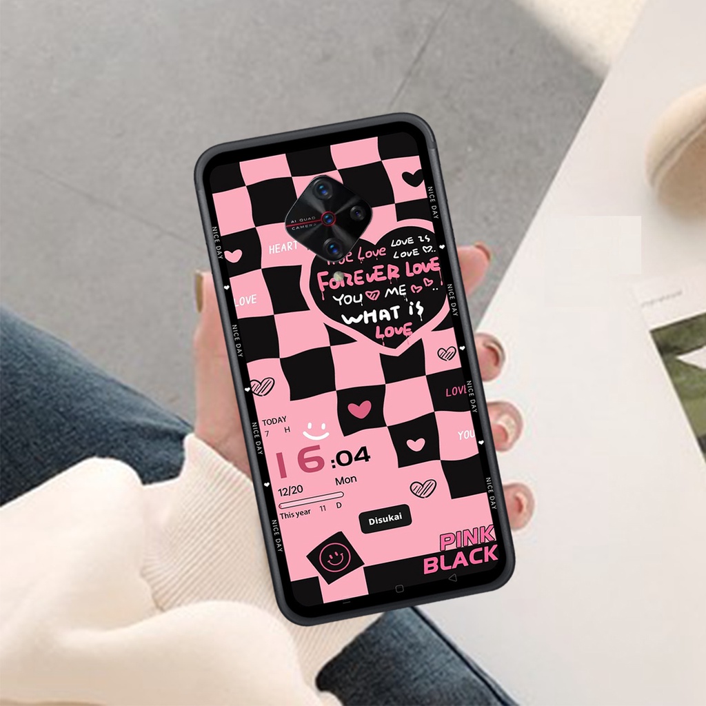 Ốp Lưng VIVO S1 - S1 PRO ,  In Hình &quot;Black Heart&quot; Phong Cách Đẹp.