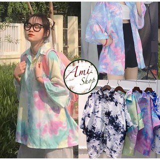 4 màu Áo Sơ mi loang