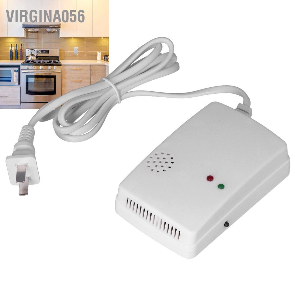 Có thể bán buôn Máy dò rò rỉ khí gas tự nhiên Tự kiểm tra Báo động hóa lỏng cho bếp gia đình CN Cắm điện 220V Virgina056 Hàng giao ngay