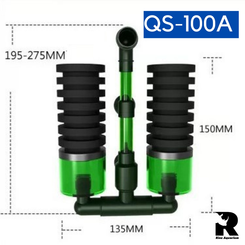 Lọc Vi Sinh Qanvee Cao Cấp QS-100A || QS-200A | Lọc Vi Sinh Có Ngăn Chứa Vật Liệu Lọc Cao Cấp