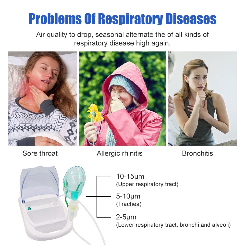 Máy Xông Hơi Salorie Asthma Kèm 2 Mặt Nạ Chuyên Dụng