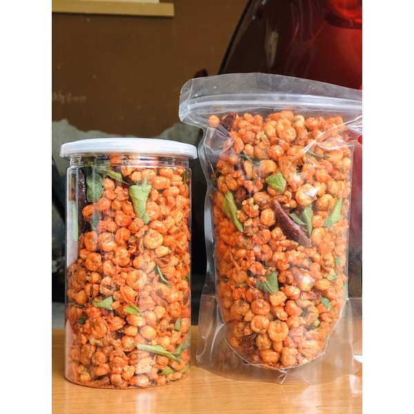 BẮP SẤY KHÔ BÒ LÁ CHANH hũ pet