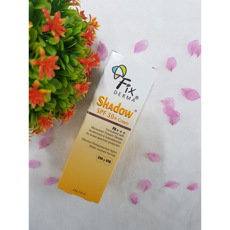 [HÀNG NHẬP KHẨU] Kem /Gel Chống Nắng Fixderma Shadow SPF 50+ Cream/SPF 30+ Gel-Da Mặt Và Toàn Thân, Mỏng Nhẹ Không Bí Da