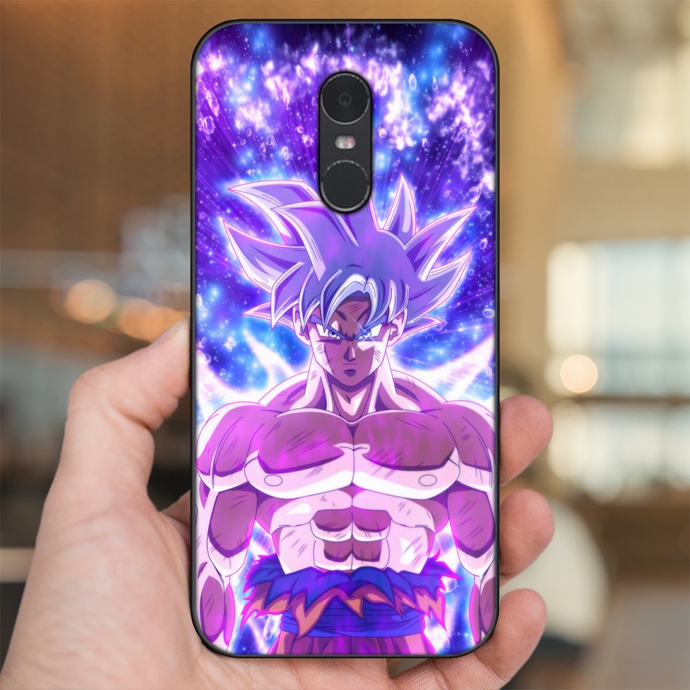 Ốp lưng Xiaomi Redmi Note 4, Note 4x viền đen in hình Goku Dragon Ball