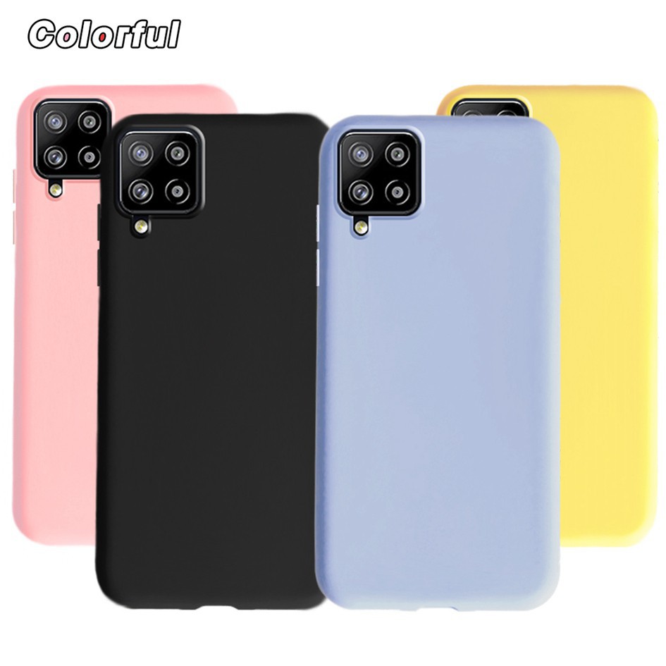 Samsung Galaxy M62 M12 F62 F12 Soft Matte TPU Case Samsung M62 Shockproof Case SM-M625F M 62 M 12 2021 Candy Phone Cover