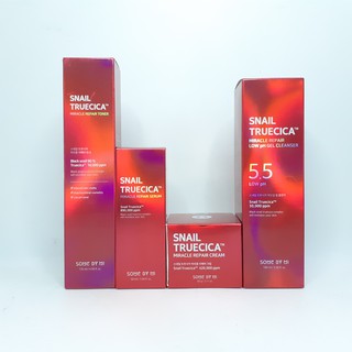Sữa rửa mặt/ Nước hoa hồng/ Tinh chất/ Kem dưỡng Some By Mi Snail Truecica Miracle Repair