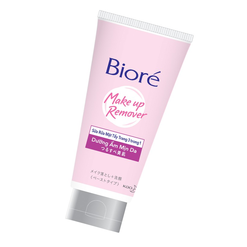 [Mã FMCGMALL -8% đơn 250K] Sữa Tẩy Trang Rửa Mặt 3 Trong 1 Dưỡng Ẩm Mịn Da Biore 100g | BigBuy360 - bigbuy360.vn