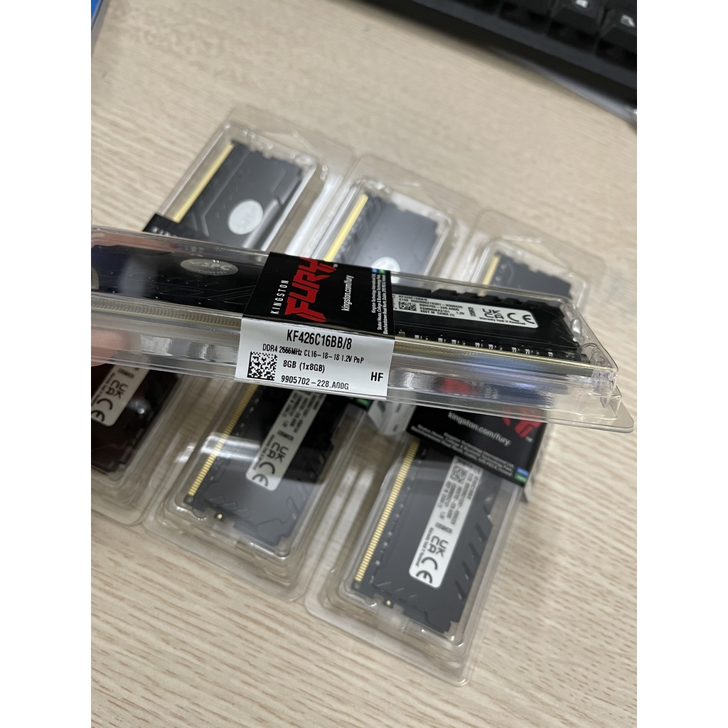 Ram Kingston Fury Beast (KF426C16BB/8) 8GB (1x8GB) DDR4 2666Mhz