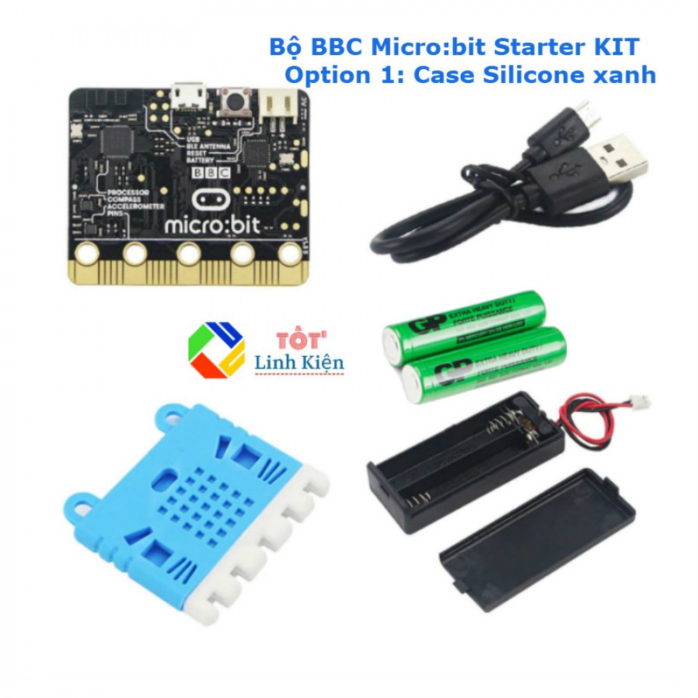 Bộ BBC Micro bit Starter KIT - Bộ KIT Microbit Giáo Dục STEM Cơ Bản