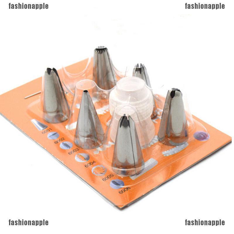 Bộ 6 Đuôi Bắt Bông Kem Trang Trí Bánh Tiện Dụng