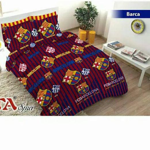 Ga Trải Giường Vải Lanh In Chữ Fata 180x200 / Queen 160x200 Mu, Barca, Madridreal