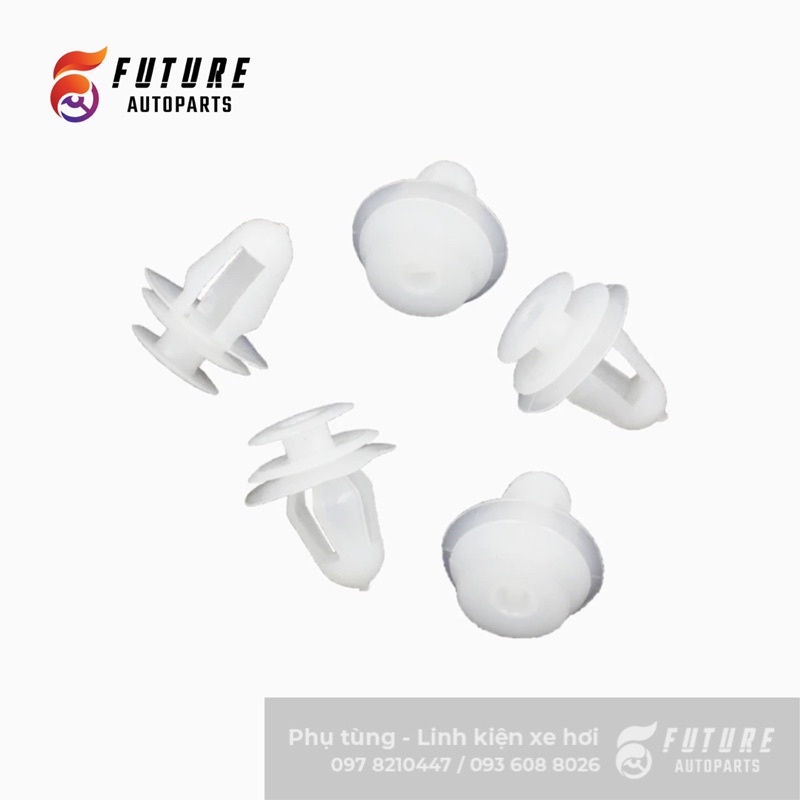 Set 100 chiếc vít nhựa, chốt nhựa taply ( tappi ) cánh cửa nhiều màu sắc lựa chọn - Future Autoparts