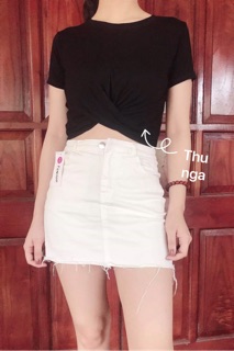 Áo xoắn eo