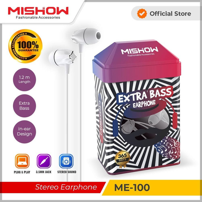 Tai Nghe Nhét Tai Mishow Me-100 Kèm Mic | BigBuy360 - bigbuy360.vn