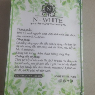 Tắm Trắng N-white