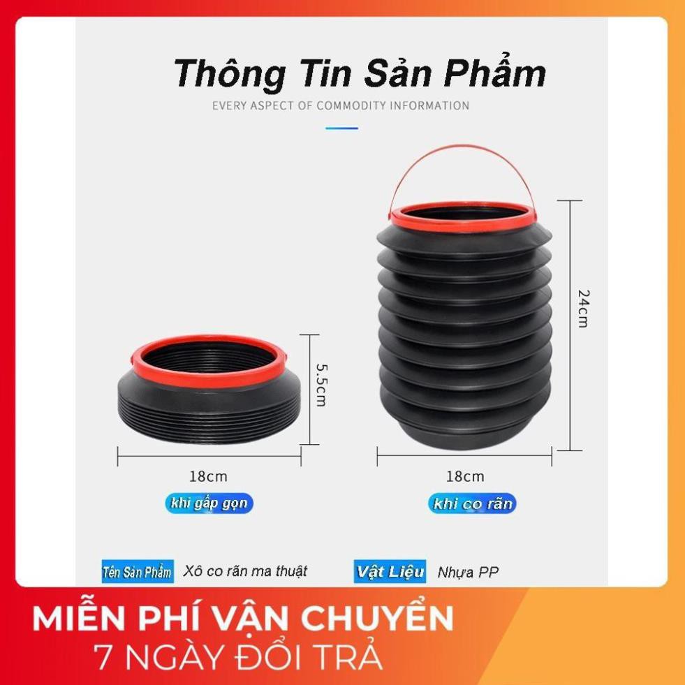 Thùng Rác Xe Hơi Gấp Gọn Tiện Dụng