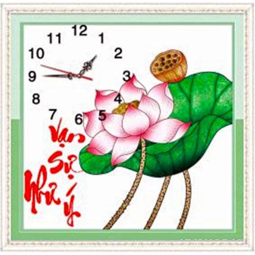 Tranh thêu chữ thập Vạn Sự Như Ý DLH-222882