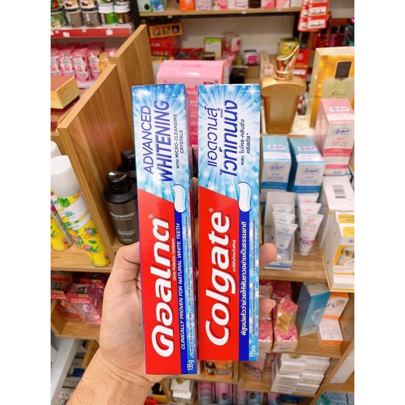 Kem đánh răng Colgate Advanced whitening thái lan