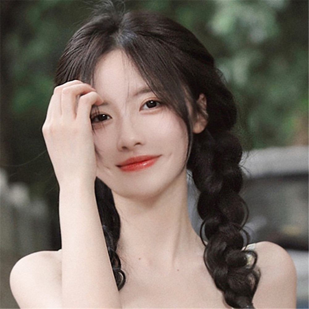 1 Tóc Giả Thắt Bím Đuôi Ngựa Dạng Xoắn Dễ Thương Cho Nữ Hóa Trang