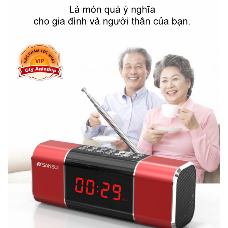 [Mã ELHACE giảm 4% đơn 300K] Loa bluetooth mini Sansui (nổi tiếng) âm thanh vượt trội của Agiadep.com