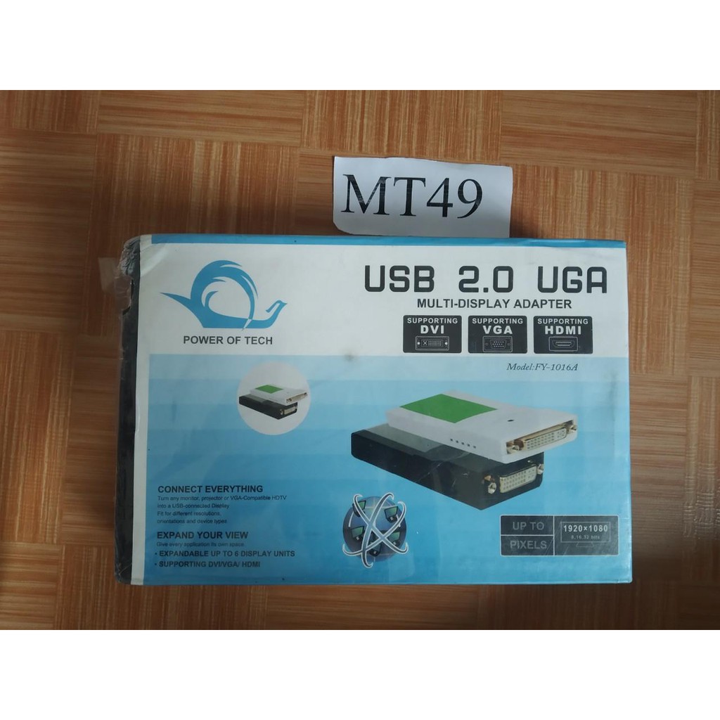 Thiết bị kết nối từ USB 2.0 PC, Laptop sang cổng DVI, VGA,HDMI (USB2.0 to UGA) FY-1016A