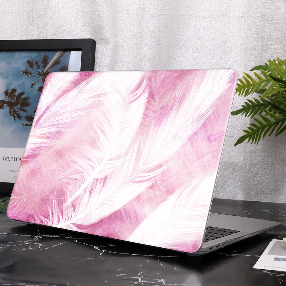 Colorful Feather Plastic Hard Case Macbook Air Pro 11 12 13 15 16 Mac A1932 A2159 A1706 A1466 A2141 with Keyboard Cover