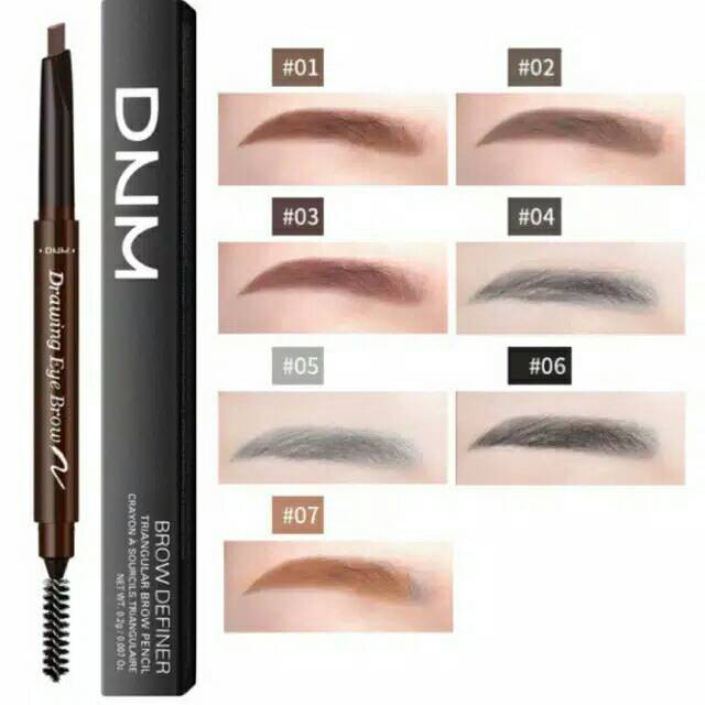 (hàng Mới Về) Bút Kẻ Lông Mày Dnm 2 Trong 1 Tiện Dụng