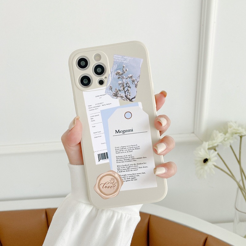 Ốp iphone cạnh vuông nhật kí cho iphone 11promax/11/12promax/13promax/x/xr/xsmax/6/6p/7/7p/11pro/12pro/12/13/13pro-e135