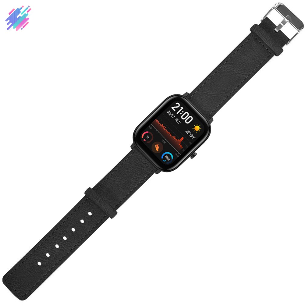 Dây da thay thế đồng hồ Huami Amazfit gts