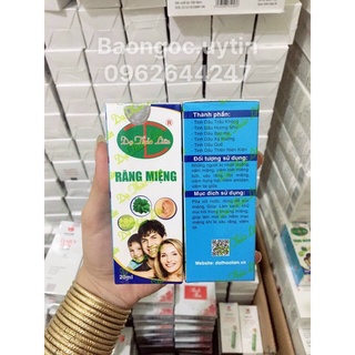 Tinh dầu răng miệng