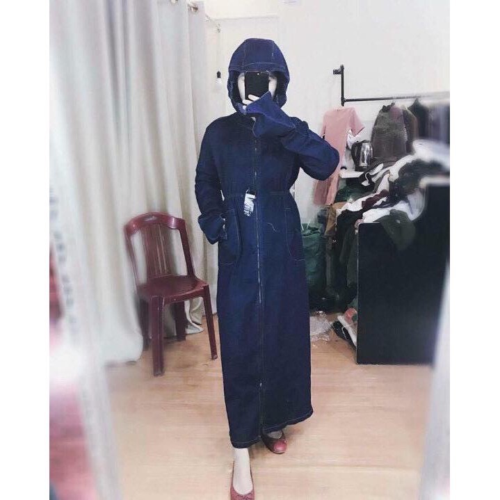 Áo Chống Nắng Bò Toàn Thân Chất Vải Bò Jean Cao Cấp - Dày Dặn - Co Giãn -Chống Tia UV - Làm Mát- Chống Nắng Hiệu Qu | BigBuy360 - bigbuy360.vn