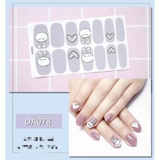 Set 14 Sticker Dán Móng Nghệ Thuật