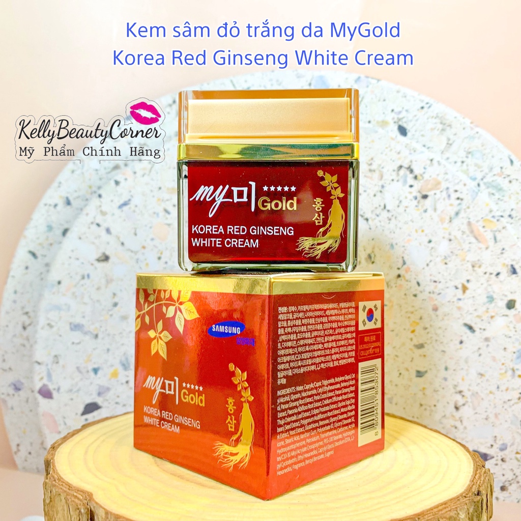 Kem sâm trắng da Hàn Quốc My Gold Korea Red Ginseng White Cream