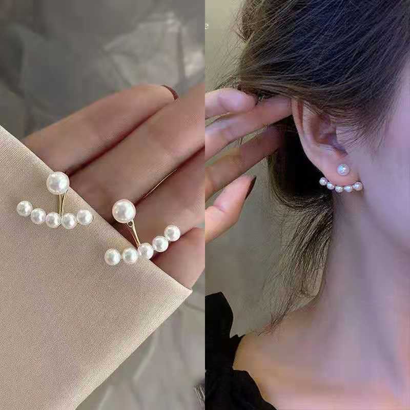 Đôi bông tai đính ngọc trai giả thời trang cho nữ
