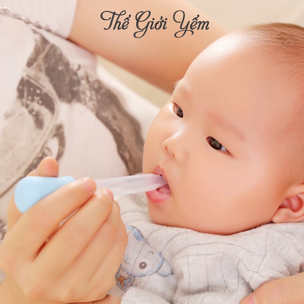 Ống hút bón sữa nhỏ thuốc cho bé không chịu uống thuốc bú bình an toàn loại 5ml