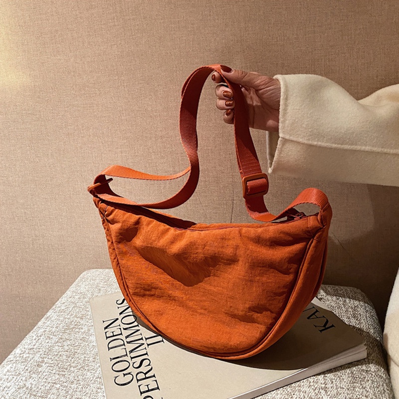 Túi Đeo Chéo nylon Có Khóa Kéo Có Thể Điều Chỉnh Thời Trang Cho Nữ