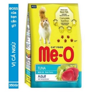10 gói thức ăn mèo me-o 350gr vị cá ngừ