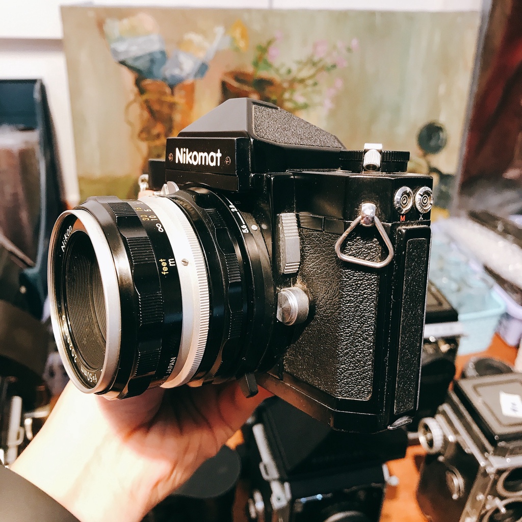 Máy ảnh film Nikon Nikomat FTN Black