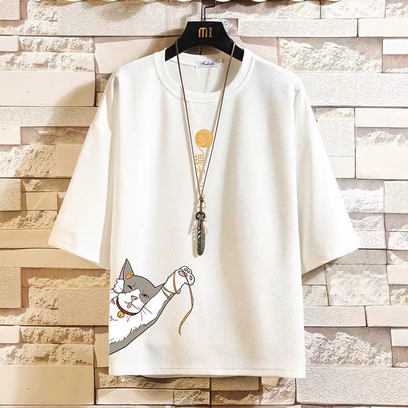 Áo phông unisex form rộng WIND oversize tay lỡ Mèo Cào thời trang nam nữ ulzzang | BigBuy360 - bigbuy360.vn